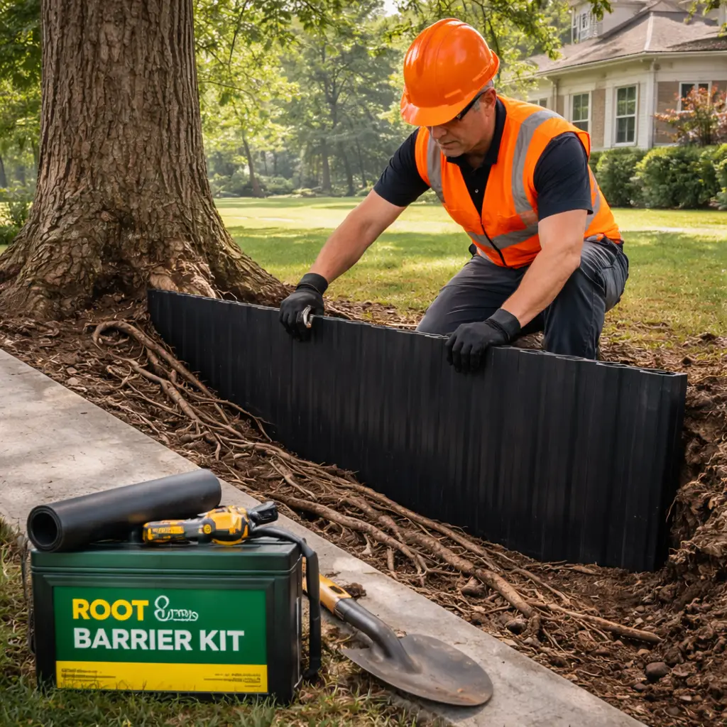 Root Barrier Installation